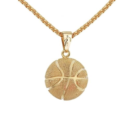 AOOOWER Modeschmuck, Legierung, geeignet für Sportbegeisterte und Trendsetter, Basketball, Metall von AOOOWER