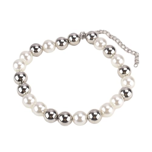 AOOOWER Modische Halskette im Vintage-Stil, elegante Perlen-Kugel-Choker-Halskette, Temperament, Schlüsselbein-Kette, Geburtstagsgeschenk AOOOWER Modische Halskette im Vintage-Stil, elegante Perlen-Kugel-Choker-Halskette, Temperament, Schlüsselbein-Kette, Geburtstagsgeschenk von AOOOWER