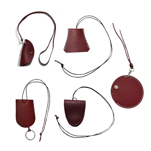 AOOOWER PU-Leder Reisegepäcktasche Schlüsselhalter mit Schlüsselband Mode Schlüsselanhänger Halter von AOOOWER