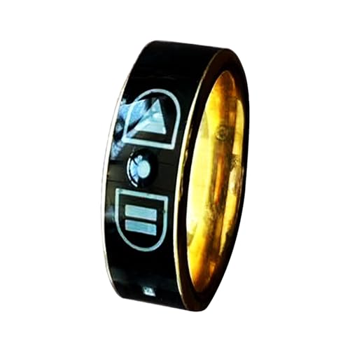 AOOOWER Praktische Video-Ringe, einfach zu bedienen, Metall-Video-Streaming-Ringe für verbesserte Online-Nutzung, 12.6CM 56.6CM, Metall, Kein Edelstein von AOOOWER