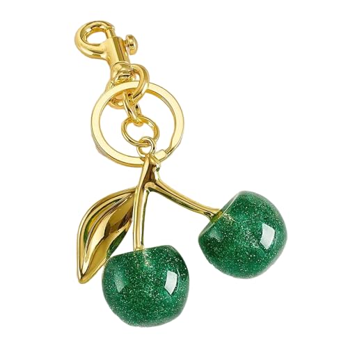 AOOOWER Schlüsselanhänger aus Kunstharzlegierung, handgefertigt, Obst-Anhänger für Taschen und Schlüssel, modisches Handtaschen-Zubehör, Schmuck, 11,5 cm, Metalllegierung, Kein Edelstein von AOOOWER