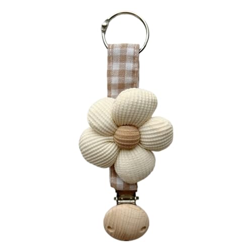 AOOOWER Schöne Blumen-Haarspange, modisches Accessoire, stilvolle Hut-Clip, tragbar für Damen und Kinder, bequeme Passform für den täglichen Gebrauch, 15 cm, Polyester + PP-Baumwolle + Eisenring + von AOOOWER