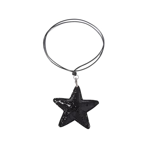 AOOOWER Schöne Tasche/Sternanhänger-Halskette/Stern-Halsschmuck-Seil-Halskette von AOOOWER