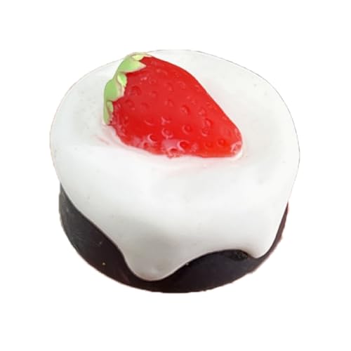 AOOOWER Stilvoller Fingerschmuck in Dessertform, einzigartig, verstellbar, Zubehör, Öffnungsringe, 3.9x3.12in, Harz-Edelstahl, Kein Edelstein von AOOOWER