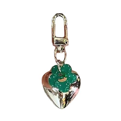 AOOOWER Süßer bunter Blumen-Herz-Schlüsselanhänger, schöne Hängedekoration, Schlüsselanhänger für Geldbörse, Tasche, Rucksack, 6,5 cm, Metalllegierung, Kein Edelstein AOOOWER Süßer bunter Blumen-Herz-Schlüsselanhänger, schöne Hängedekoration, Schlüsselanhänger für Geldbörse, Tasche, Rucksack, 6,5 cm, Metalllegierung, Kein Edelstein von AOOOWER