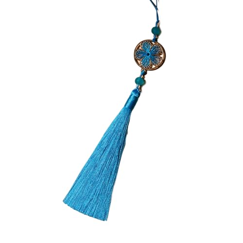 AOOOWER Traditioneller Han-Fu-Quasten-Anhänger mit glückverheißenden Blumen-Designs für Kulturbegeisterte und Mode-Suchende, 14 cm, Polyester, Kein Edelstein AOOOWER Traditioneller Han-Fu-Quasten-Anhänger mit glückverheißenden Blumen-Designs für Kulturbegeisterte und Mode-Suchende, 14 cm, Polyester, Kein Edelstein von AOOOWER