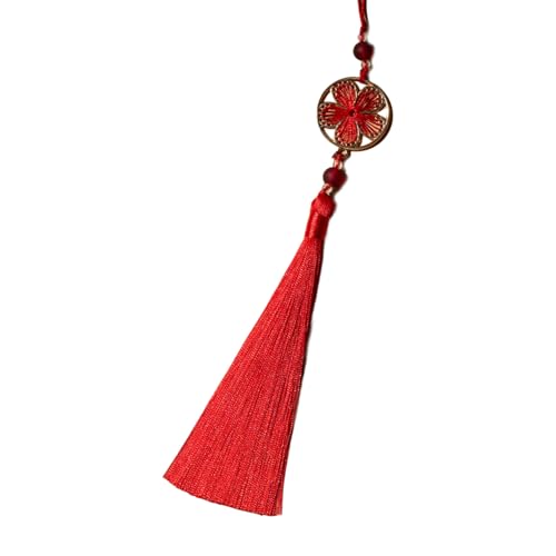 AOOOWER Traditioneller Han-Fu-Quasten-Anhänger mit glückverheißenden Blumen-Designs für Kulturbegeisterte und Mode-Suchende, 14 cm, Polyester, Kein Edelstein AOOOWER Traditioneller Han-Fu-Quasten-Anhänger mit glückverheißenden Blumen-Designs für Kulturbegeisterte und Mode-Suchende, 14 cm, Polyester, Kein Edelstein von AOOOWER