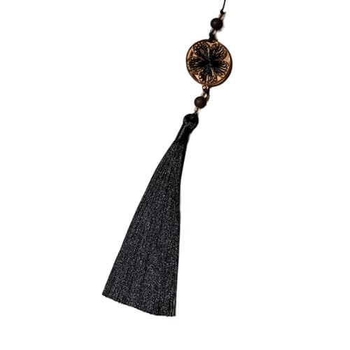 AOOOWER Traditioneller Han-Fu-Quasten-Anhänger mit glückverheißenden Blumen-Designs für Kulturbegeisterte und Mode-Suchende, 14 cm, Polyester, Kein Edelstein AOOOWER Traditioneller Han-Fu-Quasten-Anhänger mit glückverheißenden Blumen-Designs für Kulturbegeisterte und Mode-Suchende, 14 cm, Polyester, Kein Edelstein von AOOOWER