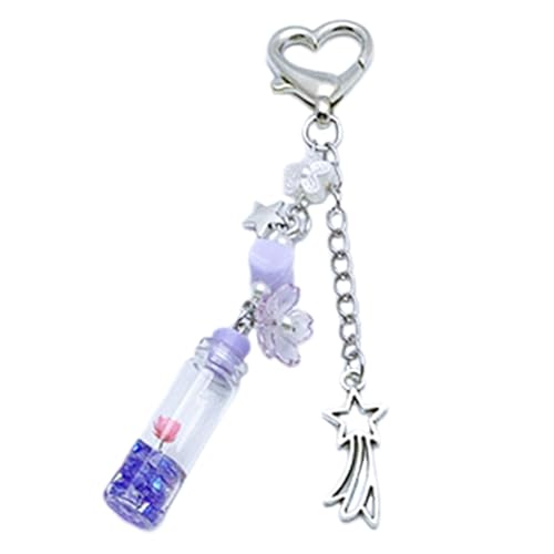 AOOOWER Tragbarer Schlüsselanhänger, stilvoller Schlüsselanhänger und tragbares Zubehör für Schlüssel, 11,5 cm, Legierung und Acryl, Kein Edelstein von AOOOWER