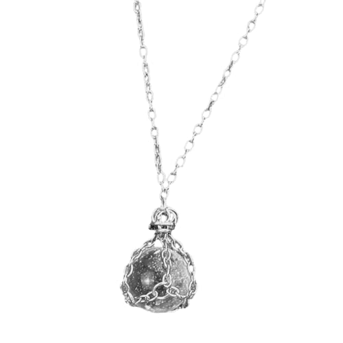 AOOOWER Verstellbare Kette Schlüsselbein Ketten Mesh Taschenanhänger Halskette Halsketten Kristall Stein Halter Choker von AOOOWER