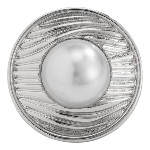 AOOOWER Vintage Perlen Spiralen Ringe verstellbar offene Ringe für Frauen Mädchen übertrieben unregelmäßig Mode, 3.51x3.51in, Legierung, Perlen, Kein Edelstein von AOOOWER