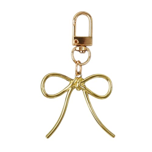 AOOOWER Zarter Schlüsselanhänger mit Perlenschleife, Handy-Charm, einzigartiger Schlüsselanhänger für Tasche, Autoschlüssel, Geldbörse, Rucksack, Sizeapp. 12cm/4.72in, Acryllegierung, Kein Edelstein von AOOOWER