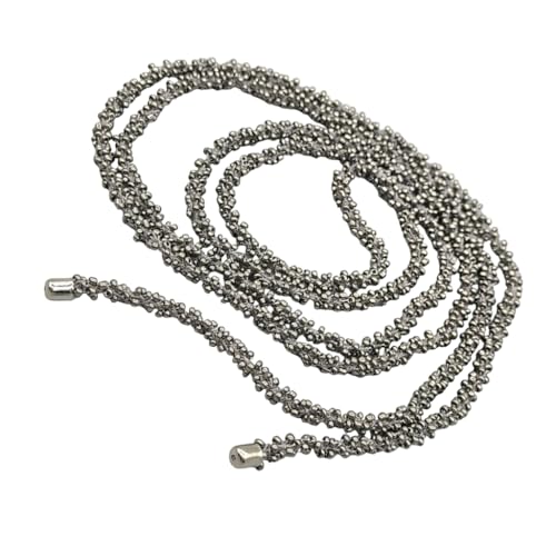 AOOOWER Zeitgenössische lange Perlen-Halskette, handgefertigt, künstliche Kristallperlen, stilvoller Schmuck für trendiges Accessoire, Perlen von AOOOWER