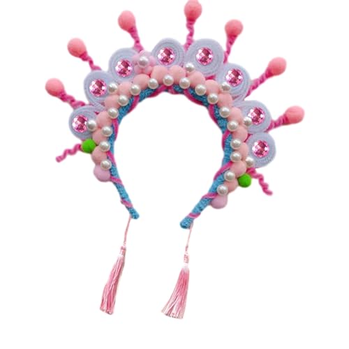 DIY Haarband-Set für Kinder, Peking, geeignet für Bühnenauftritte, Kollektion, vielseitig und trendig, Mädchen-Haarbänder für Kinder von AOOOWER