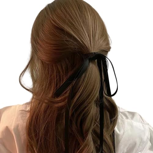 Elegantes Haar-Accessoire, stilvolles Band, Haargummi, Pferdeschwanz-Halter, Schleife, Dekoration für Frauen und Mädchen, Haarseile für Mädchen von AOOOWER