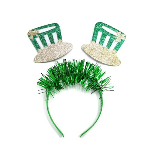Stirnband Für Erwachsene Patricks Day Glänzendes Glitzerpulver Irische Pailletten Party Festival Haarreifen Für Teenager Kopfbedeckung Pailletten Stirnbänder Für Mädchen Pailletten von AOOOWER