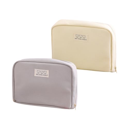 AOOPOO 2 Stück Federmäppchen Große Kapazität Federtaschen Teenager Mädchen Mäppchen Etui Stifte mit Reißverschluss Make-up Tasche für Schule & Büro von AOOPOO