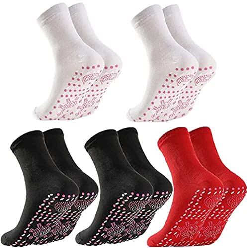 AOOPOO 5-Paar Turmalin Schlankheits-Gesundheitssocke,Turmalin Schlankheits-Gesundheitssocke,Turmalin Socken, Socken,Turmalin Schlankheits Socken, Gesundheitssocken (One Size) von AOOPOO