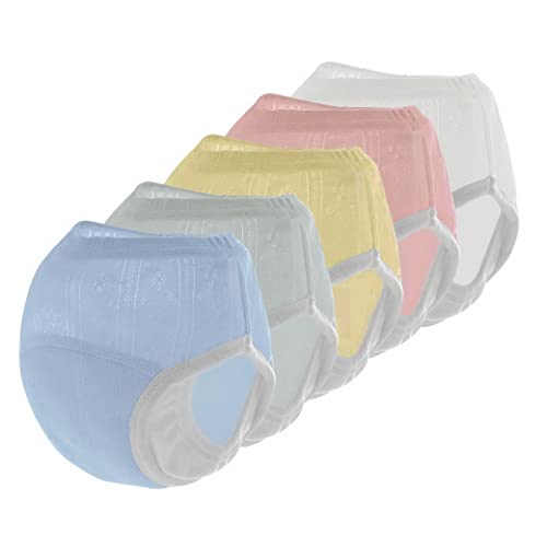 AOOPOO 5er Pack Baby Unterwäsche für Mädchen Niedliche Baumwolle Kleinkinder Jungen, Baumwoll Töpfchen Trainingshose, Windelüberzug für Kleinkinder von 0 bis 12 Monaten und 1 bis 3 Jahren von AOOPOO