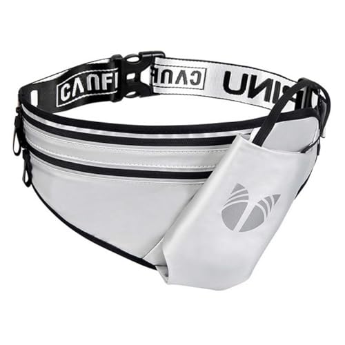 AOOPOO Gürteltasche mit Flaschenhalter für Damen und Herren, Trinkgürtel Laufgürtel Verstellbare Bauchtasche Handyfach Wasserdicht Atmungsaktiv Sport Hüfttasche für Wandern Reise Camping von AOOPOO