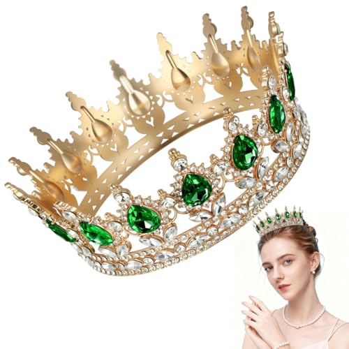 AOOSA Krone Tiara - Grün von AOOSA