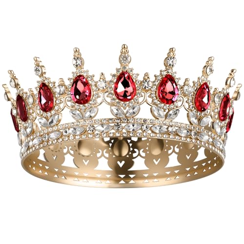 AOOSA Krone Tiara - Rot von AOOSA