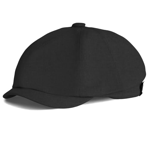 AOOWU Barett Cap Herren Schiebermütze chirmmütze, Herren Schirmmütze, Retro Achteckiger Hut, Retro-Maler Modisches Kostüm Accessoire für den Urlaub Frühling Herbst Winter von AOOWU