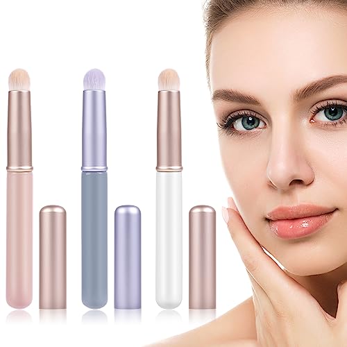 AOOWU Make Up Pinsel Set, Lidschatten Pinselset Makeup Werkzeuge, Gesicht und Augen Kosmetik Schminkpinsel, Kosmetikpinsel für Foundation, Concealers, Rouge und Lidschatten (3 pcs) von AOOWU