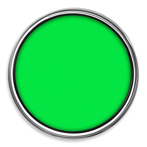 AOOWU UV Kinderschminke Set, 30g Neon UV Bodypainting Kinder, Profi-Aqua Schminke, Gesichtsfarbe Kinderschminke für Make up Karneval & Halloween ( Fluoreszierendes Grün) von AOOWU