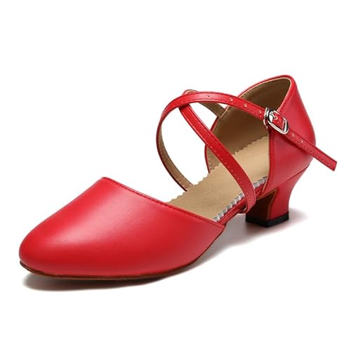 AOQUNFS Tanzschuhe Damen Latein Geschlossene Salsa Tango Bachata Walzer Ballsaal Party Performance Tanzschuhe,FT188-DH-3,EU41 von AOQUNFS