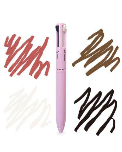 AORHOFJ 4-in-1-Make Up-Stift, Eyeliner, Brow Liner, Lip Liner & Highlighter-Stift, wasserfester, langanhaltender All-in-One-Makeup-Stift, Eyeliner, Augenbrauenstift, Lippenkonturenstift und Textmarker von AORHOFJ