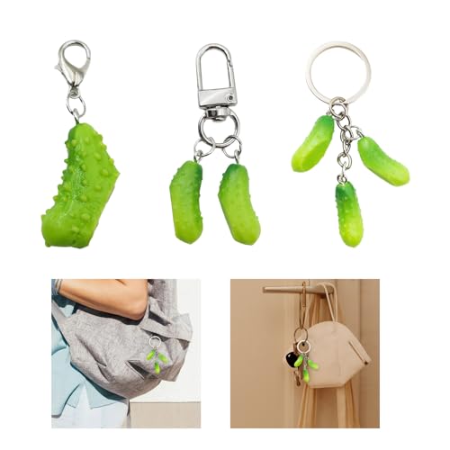 AOSAIXIS 10pcs Robuster Harzgurkenschlüsselkettenpraktik AOSAIXIS 10pcs Robuster Harzgurkenschlüsselkettenpraktik von AOSAIXIS