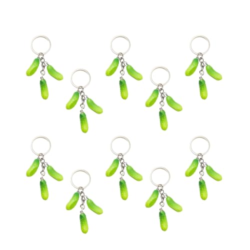AOSAIXIS 10pcs Robuster Harzgurkenschlüsselkettenpraktik AOSAIXIS 10pcs Robuster Harzgurkenschlüsselkettenpraktik von AOSAIXIS