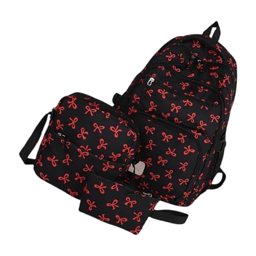 AOSAIXIS 3 PCs Ästhetische Rucksäcke Für Girl Bows Rucksäcke Setzen von AOSAIXIS