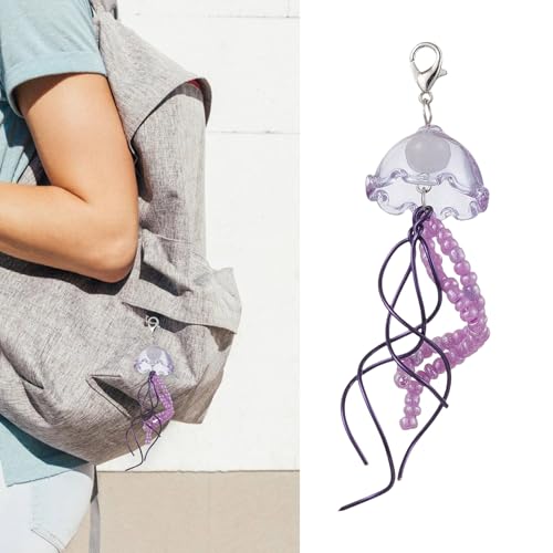 AOSAIXIS 3pcs Handgefertigtes Robustes Glasperlenquallenwinde Chimes Keychain Ornament Accessoire Für Einzigartige Und Künstlerische Stile AOSAIXIS 3pcs Handgefertigtes Robustes Glasperlenquallenwinde Chimes Keychain Ornament Accessoire Für Einzigartige Und Künstlerische Stile von AOSAIXIS
