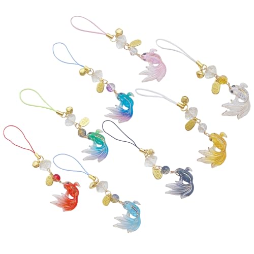 AOSAIXIS 8pieces Elegante Fischtelefonbänder Tragbare Telefonhängedekoration Für Tägliche Nutzungsfeiern Und Reisen von AOSAIXIS