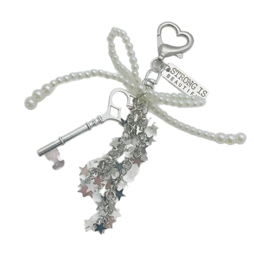 AOSAIXIS Ästhetische Perlen Bowknot Schlüsselanhänger Augenfangen Perlen Bowknot Charm Accessoire Zum Verbesserung Der Tasche Und Den Schlüsselstilen AOSAIXIS Ästhetische Perlen Bowknot Schlüsselanhänger Augenfangen Perlen Bowknot Charm Accessoire Zum Verbesserung Der Tasche Und Den Schlüsselstilen von AOSAIXIS