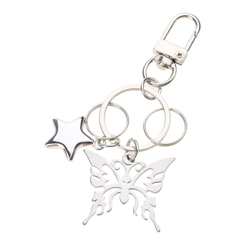 AOSAIXIS Butterfly Star Key Chain Stylish Key Schmuck Mode Accessoire Butterfly Keyrings Legierung Für Taschen Und Geldbörsen AOSAIXIS Butterfly Star Key Chain Stylish Key Schmuck Mode Accessoire Butterfly Keyrings Legierung Für Taschen Und Geldbörsen von AOSAIXIS