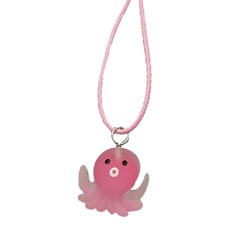 AOSAIXIS Clownfische Ästhetische Halskette Mode Einfache Schlüsselbeinkette Frauen Mädchen Wachs Line Halskette Party Geburtstag Geschenk von AOSAIXIS