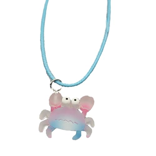 AOSAIXIS Clownfische Ästhetische Halskette Mode Einfache Schlüsselbeinkette Frauen Mädchen Wachs Line Halskette Party Geburtstag Geschenk von AOSAIXIS