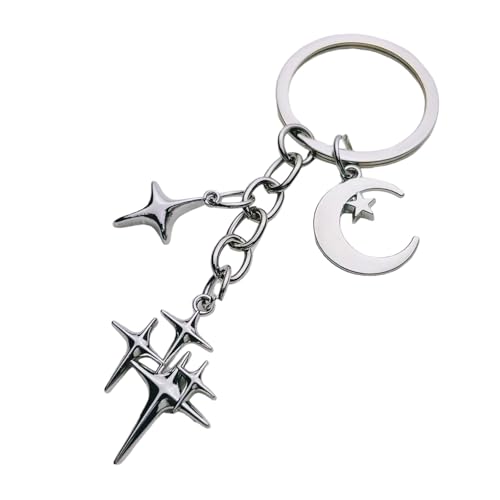 AOSAIXIS Delicate Star Und Mondschlüsselringlegierung Der Schlüsselbeutel Anhänger Ornament Schlüsselhalter Für Männer Und Frauen Anspruchsvoll AOSAIXIS Delicate Star Und Mondschlüsselringlegierung Der Schlüsselbeutel Anhänger Ornament Schlüsselhalter Für Männer Und Frauen Anspruchsvoll von AOSAIXIS