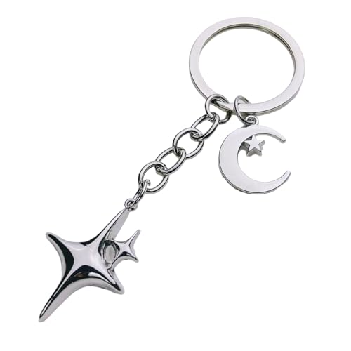 AOSAIXIS Delicate Star Und Mondschlüsselringlegierung Der Schlüsselbeutel Anhänger Ornament Schlüsselhalter Für Männer Und Frauen Anspruchsvoll AOSAIXIS Delicate Star Und Mondschlüsselringlegierung Der Schlüsselbeutel Anhänger Ornament Schlüsselhalter Für Männer Und Frauen Anspruchsvoll von AOSAIXIS