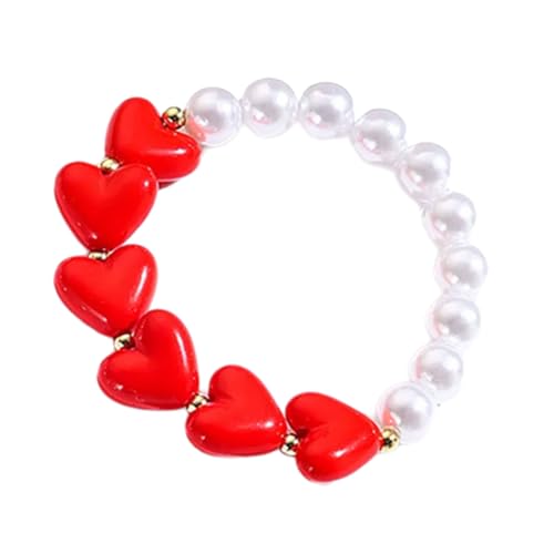 AOSAIXIS Einfache Herzdesigns Harzspleißen Halskette Mit Nachahmischen Perlen Tragbares Accessoire Für Den Alltag Von Frauen AOSAIXIS Einfache Herzdesigns Harzspleißen Halskette Mit Nachahmischen Perlen Tragbares Accessoire Für Den Alltag Von Frauen von AOSAIXIS