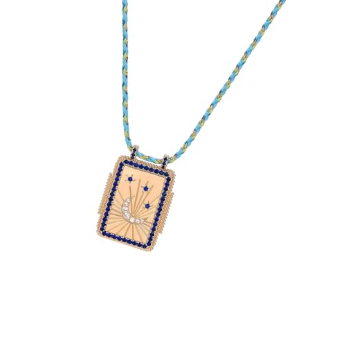 AOSAIXIS Einstellbare Kettenlänge Halskette In Böhmischen Stilen Mit Einzigartigen Tarotkartensymbolen Designs Und Herzformmuster AOSAIXIS Einstellbare Kettenlänge Halskette In Böhmischen Stilen Mit Einzigartigen Tarotkartensymbolen Designs Und Herzformmuster von AOSAIXIS