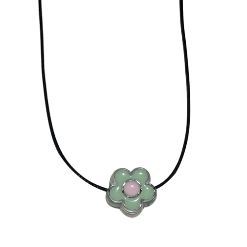 AOSAIXIS Einzigartige Blumenperlen Anhänger Halskette Leder Seil Choker Kettenhals Halsschmuck Geeignet Für Modische Personen Geeignet AOSAIXIS Einzigartige Blumenperlen Anhänger Halskette Leder Seil Choker Kettenhals Halsschmuck Geeignet Für Modische Personen Geeignet von AOSAIXIS