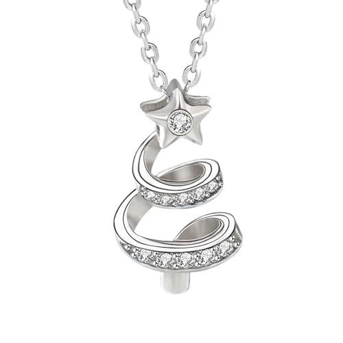 AOSAIXIS Einzigartige Star Pendellanhänger Halskette Charmante Halskette Weihnachtsbaum Anhänger Halskette Elegante Kette Halskette Für Mode Outfit AOSAIXIS Einzigartige Star Pendellanhänger Halskette Charmante Halskette Weihnachtsbaum Anhänger Halskette Elegante Kette Halskette Für Mode Outfit von AOSAIXIS