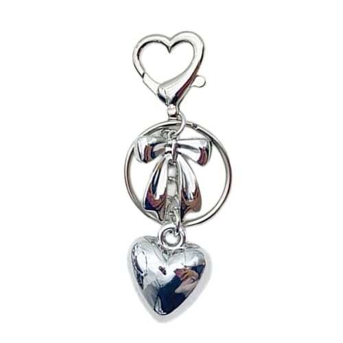 AOSAIXIS Einzigartiger Herz Bowknot Charm Keychain Dekorationen Bag Anhänger Keyring Modezubehör Für Schlüsselhandtaschen Rucksacktasche AOSAIXIS Einzigartiger Herz Bowknot Charm Keychain Dekorationen Bag Anhänger Keyring Modezubehör Für Schlüsselhandtaschen Rucksacktasche von AOSAIXIS