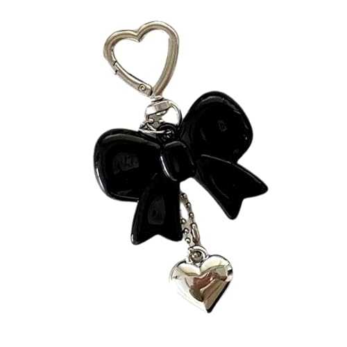 AOSAIXIS Elegant Glitzernde Bowknot Herzschlüsselkettenhand Handgefertigtes Acryl Bowtie Schlüsselring Mode Schmetterling Knotenschlüsselkette Accessoire AOSAIXIS Elegant Glitzernde Bowknot Herzschlüsselkettenhand Handgefertigtes Acryl Bowtie Schlüsselring Mode Schmetterling Knotenschlüsselkette Accessoire von AOSAIXIS
