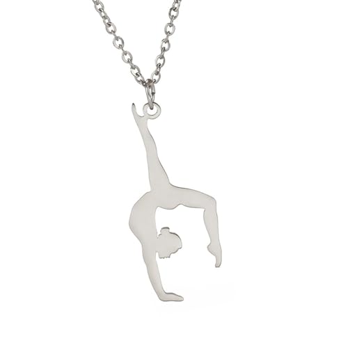 AOSAIXIS Elegante Frauen Gymnastik Anhänger Halskette In Sturyd Edelstahlmaterialien Mit Modischen Designs Ornament AOSAIXIS Elegante Frauen Gymnastik Anhänger Halskette In Sturyd Edelstahlmaterialien Mit Modischen Designs Ornament von AOSAIXIS