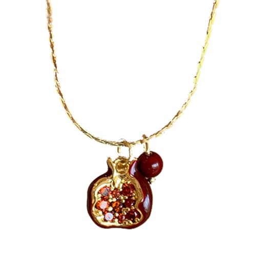 AOSAIXIS Elegante Granatapfel Halskette Symbolisiert Fülle Und Wohlstand Für Mode Forward Frauen Die Einzigartige Designs Suchen AOSAIXIS Elegante Granatapfel Halskette Symbolisiert Fülle Und Wohlstand Für Mode Forward Frauen Die Einzigartige Designs Suchen von AOSAIXIS